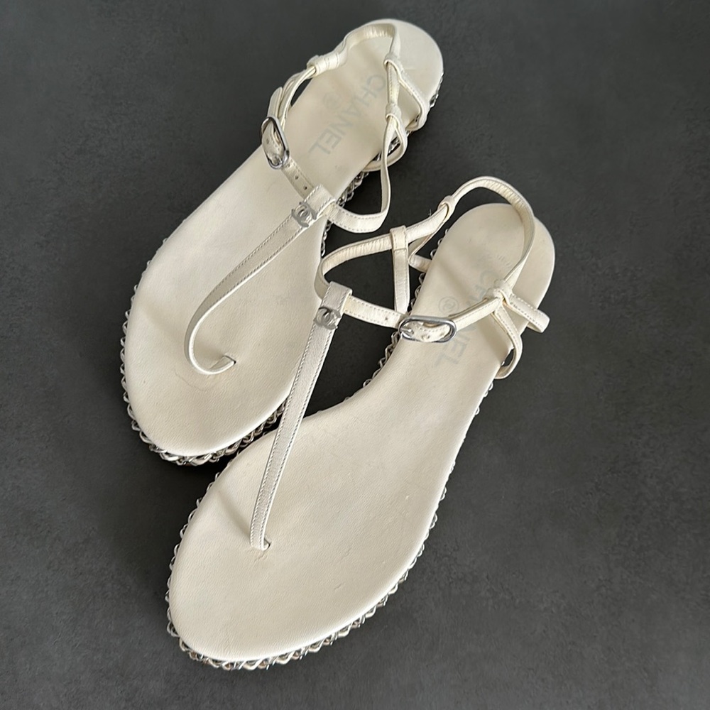 Authentic Chanel Sandals! 🤍